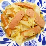 簡単★きゃべつとウインナーの蒸し煮☆